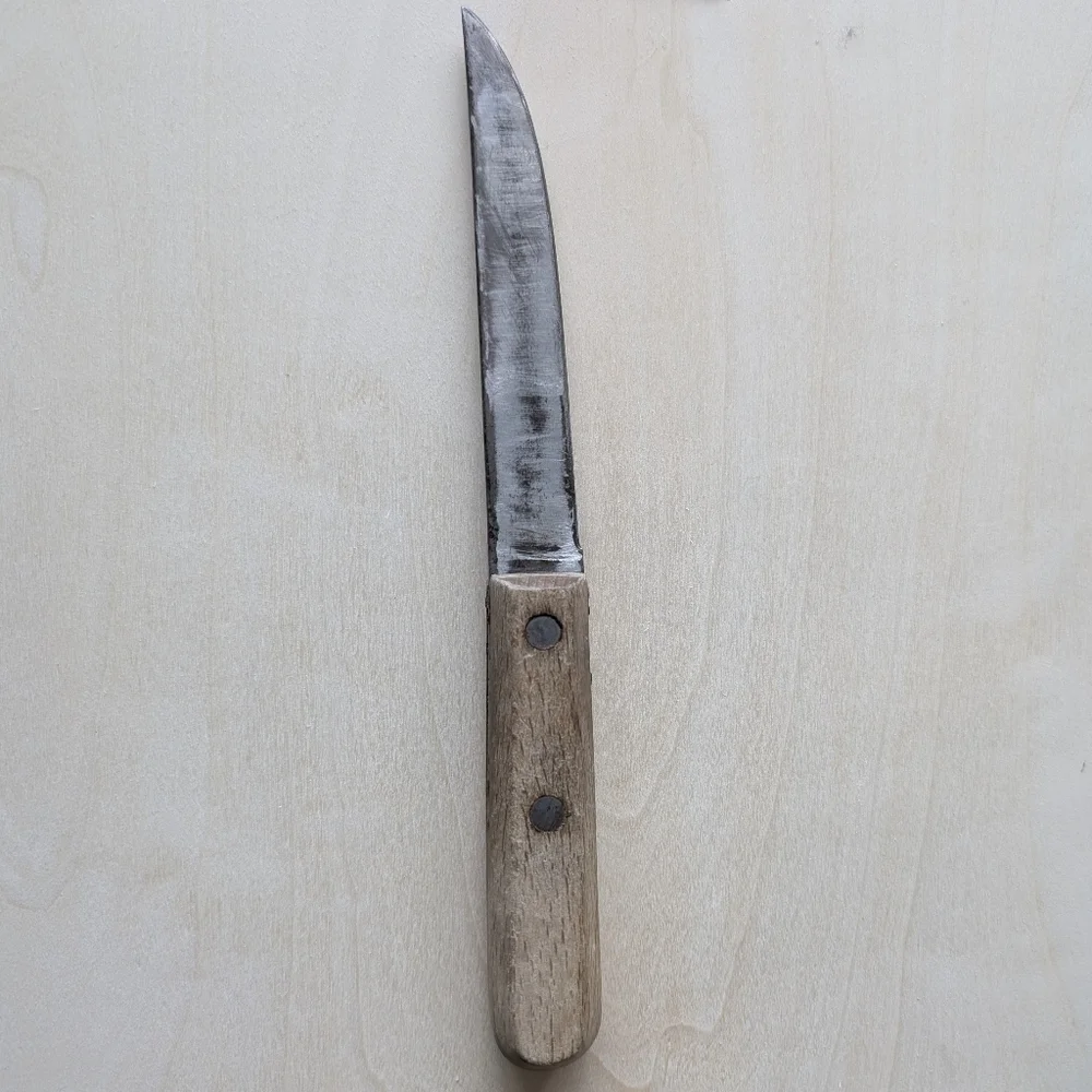 VINTAGE Knife Handmade Wooden Handle Dexter 1375